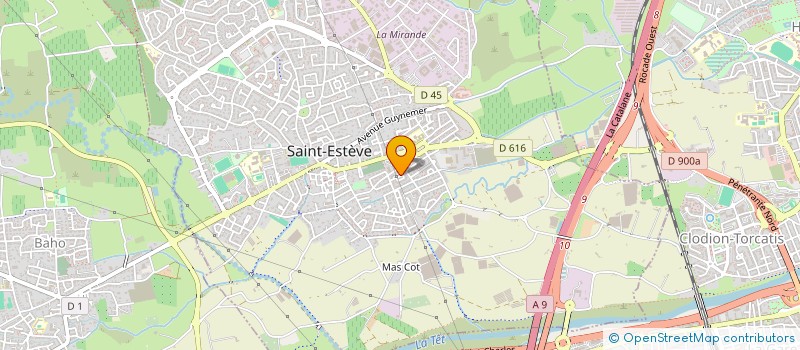 localisation de l'entreprise AUX CAPRICES DE CLARISSE  SAINT-ESTEVE