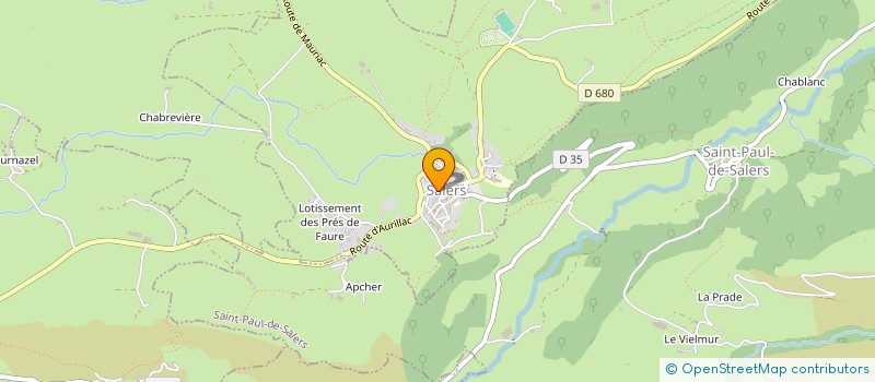 localisation de l'entreprise AUX CARRES DE SALERS à SALERS