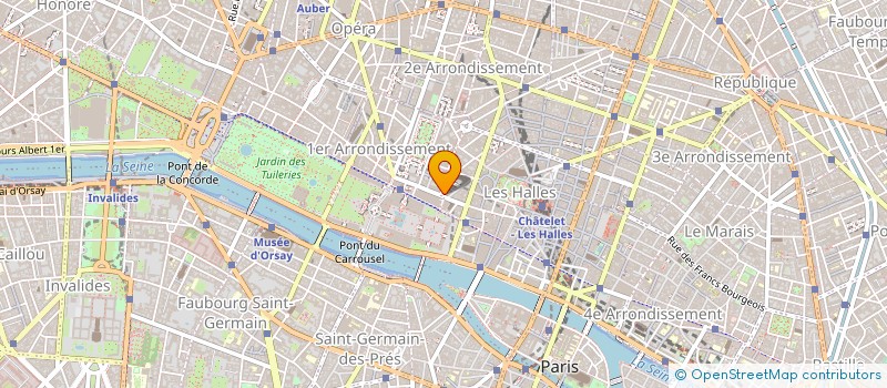 localisation de l'entreprise AUX CASTELBLANGEOIS à PARIS