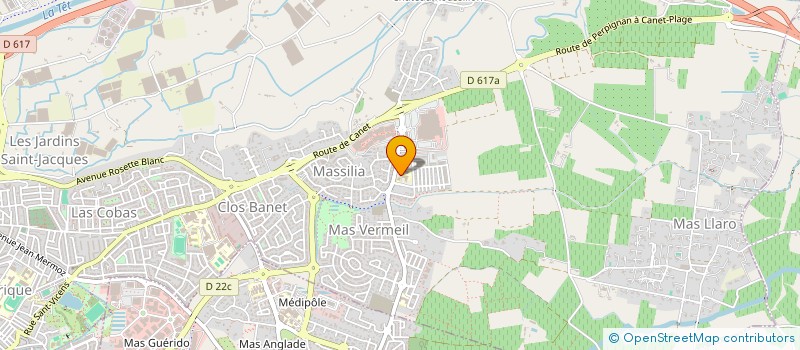 localisation de l'entreprise AUX CAVES MAILLOL  PERPIGNAN