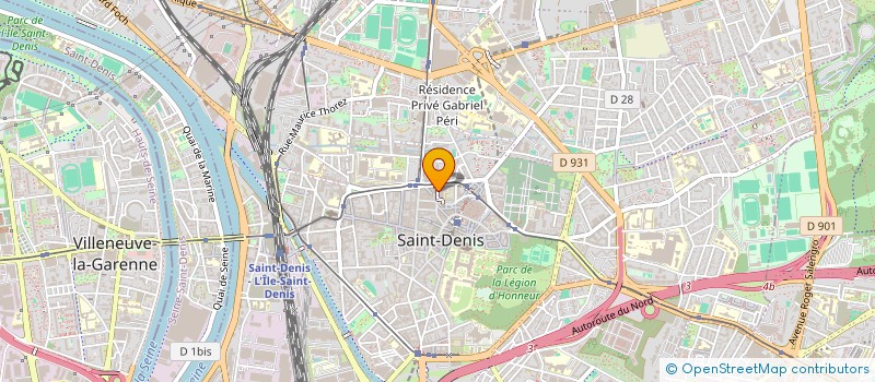 localisation de l'entreprise AUX CENT DESSOUS DESSUS à SAINT-DENIS