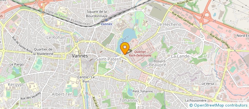 localisation de l'entreprise AUX CEPAGES ET DECOUVERTE à VANNES