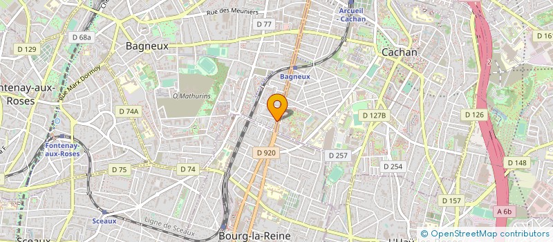localisation de l'entreprise AUX CHAMPS DU BLE  BAGNEUX