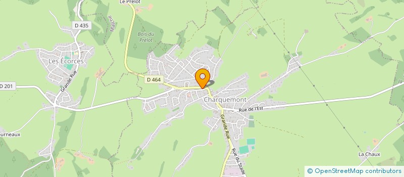 localisation de l'entreprise AUX CHANTS DU PAIN  CHARQUEMONT