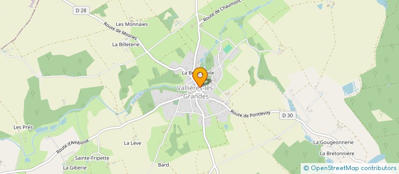 localisation de l'entreprise AUX CHARCUTERIES GOURMANDES à VALLIERES-LES-GRANDES