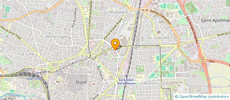 localisation de l'entreprise AUX CHARMES à DIJON