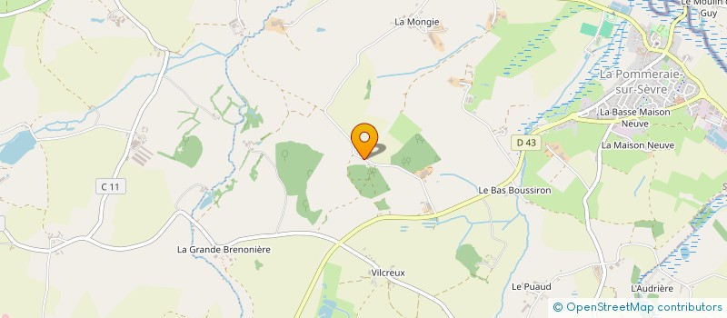 localisation de l'entreprise AUX CHARMES D'ANTAN  SEVREMONT