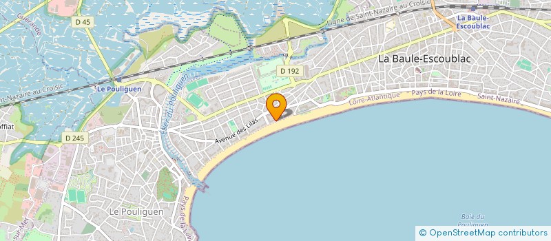 localisation de l'entreprise AUX CHARUSSEAUX  LA BAULE-ESCOUBLAC