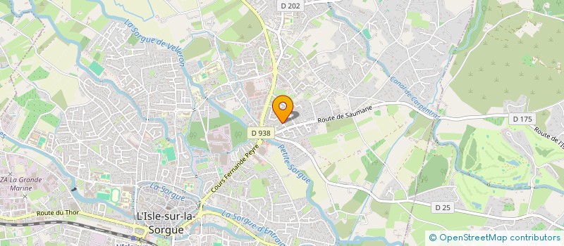 localisation de l'entreprise AUX CLES D'ELSA  L'ISLE-SUR-LA-SORGUE