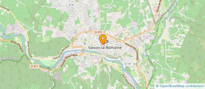 localisation de l'entreprise AUX CLOUS DORES à VAISON-LA-ROMAINE