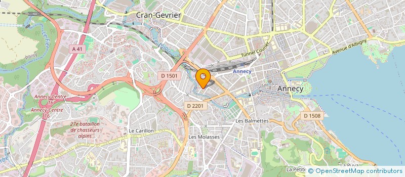 localisation de l'entreprise AUX COCOTTES à ANNECY