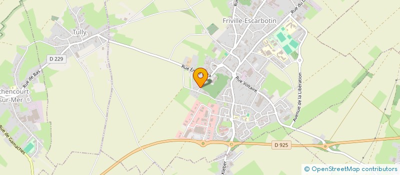 localisation de l'entreprise AUX COMPAGNONS DE LA BAIE  FRIVILLE-ESCARBOTIN