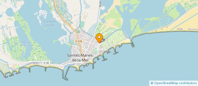 localisation de l'entreprise AUX COMPERES à SAINTES-MARIES-DE-LA-MER