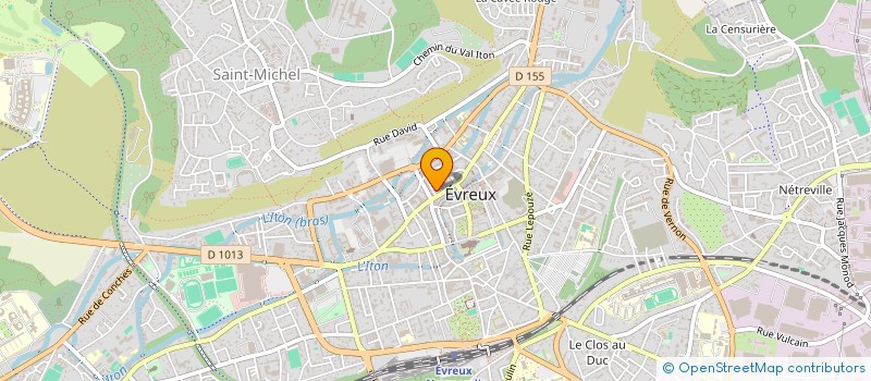 localisation de l'entreprise AUX COMPTOIRS CLEMENCEAU à EVREUX