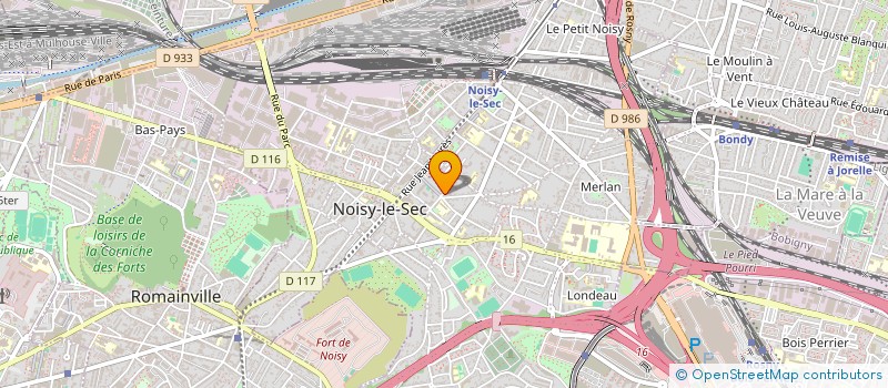 localisation de l'entreprise AUX CONFORT SERVICE à NOISY-LE-SEC