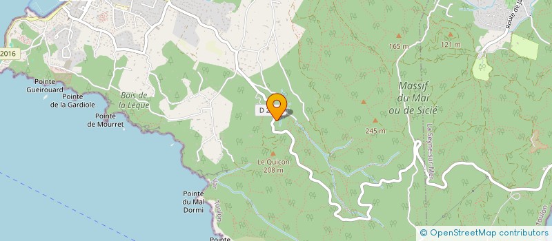 localisation de l'entreprise AUX COPAINS D ABORD à SIX FOURS LES PLAGES