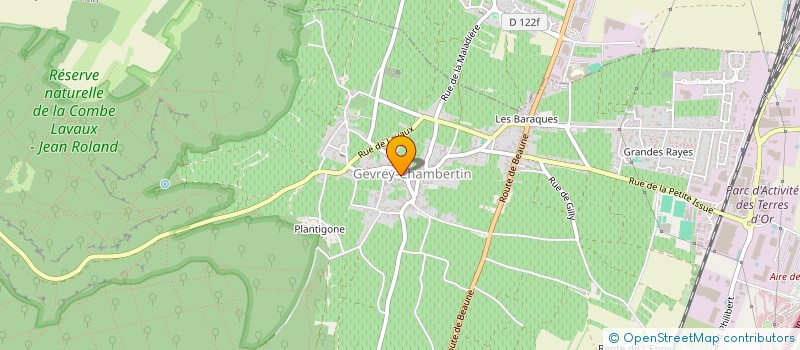 localisation de l'entreprise AUX COPAINS D'ABORD  GEVREY-CHAMBERTIN