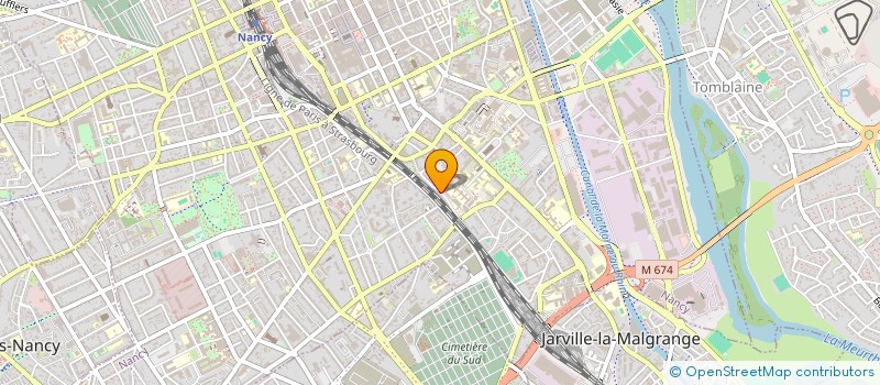 localisation de l'entreprise AUX COULEURS D'AFRIQUE  NANCY