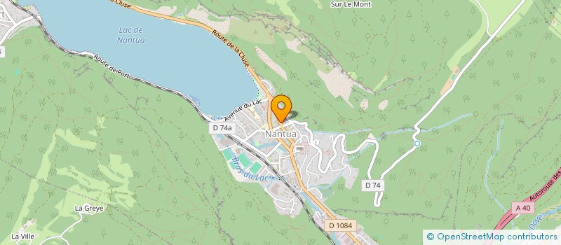 localisation de l'entreprise AUX COULEURS D'HARMONIE à NANTUA