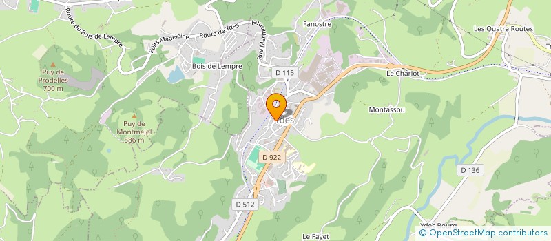 localisation de l'entreprise AUX COULEURS DU TEMPS à YDES