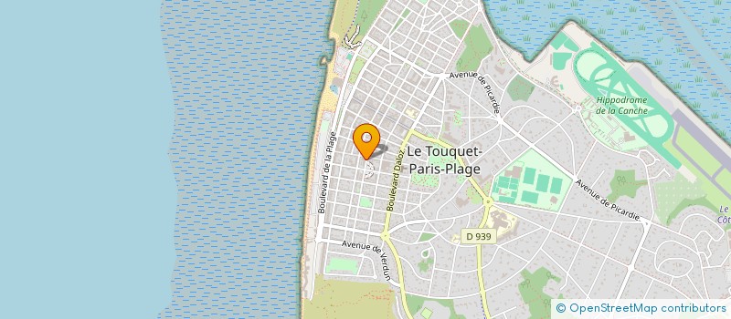localisation de l'entreprise AUX COURS DES HALLES à LE TOUQUET-PARIS-PLAGE