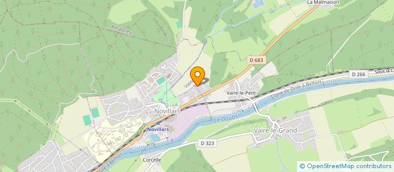 localisation de l'entreprise AUX CURIOSITES UNIQUES  VAIRE