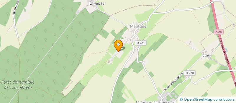 localisation de l'entreprise AUX CYGNES DU MARAIS  MENTQUE-NORTBECOURT