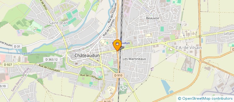 localisation de l'entreprise AUX DECIBELS à CHATEAUDUN