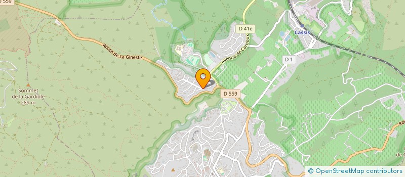 localisation de l'entreprise AUX DEFIS DES LIMITES  CASSIS