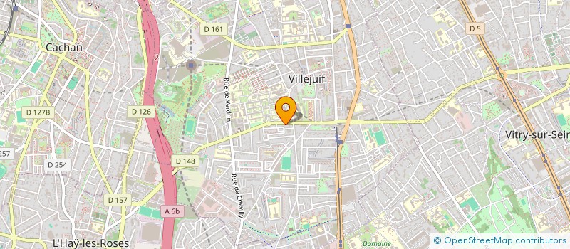 localisation de l'entreprise AUX DELICES 2 K à VILLEJUIF