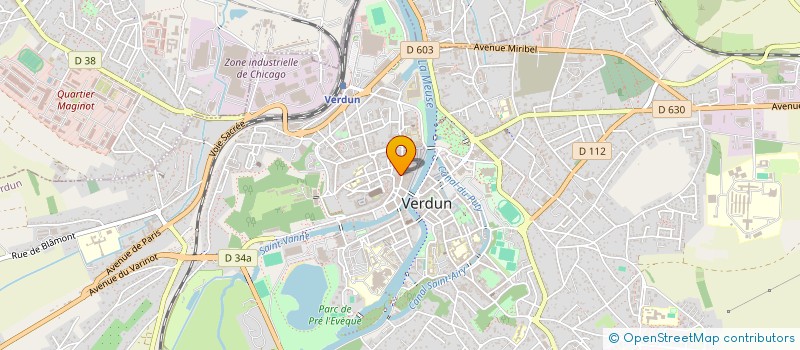 localisation de l'entreprise AUX DELICES à VERDUN