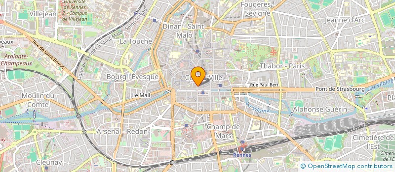 localisation de l'entreprise AUX DELICES à RENNES