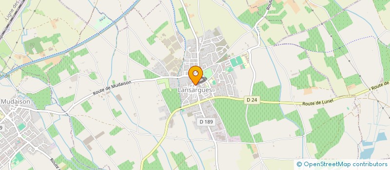 localisation de l'entreprise AUX DELICES  LANSARGUES