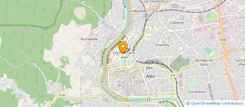 localisation de l'entreprise AUX DELICES à ALES