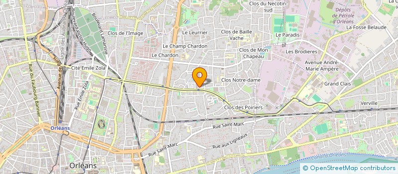 localisation de l'entreprise AUX DELICES  ORLEANS