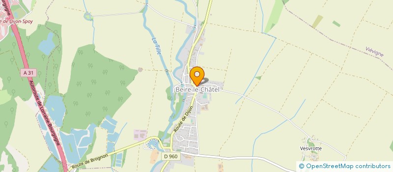 localisation de l'entreprise AUX DELICES BEIREENS  BEIRE-LE-CHATEL