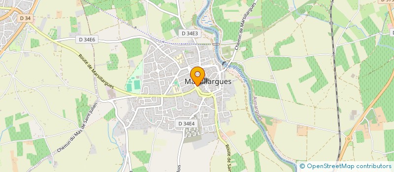 localisation de l'entreprise AUX DELICES CROUSTILLANTS  MARSILLARGUES