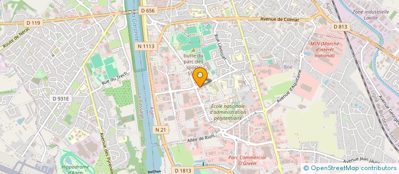 localisation de l'entreprise AUX DELICES D'AGEN SUD  AGEN