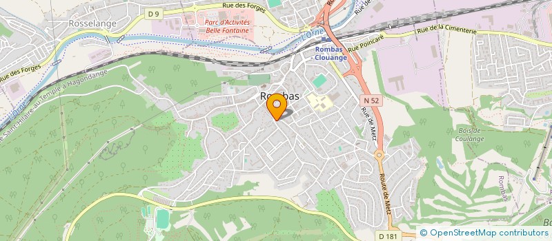 localisation de l'entreprise AUX DELICES D'ANATOLE  ROMBAS