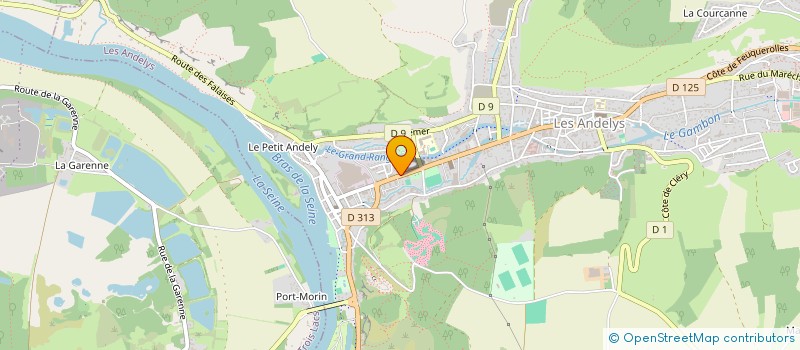 localisation de l'entreprise AUX DELICES D'ANGE  LES ANDELYS