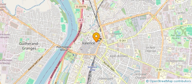 localisation de l'entreprise AUX DELICES D'ARMENIE à VALENCE