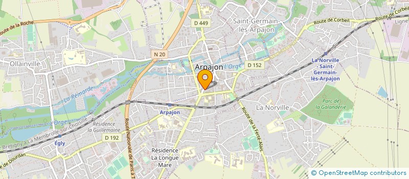 localisation de l'entreprise AUX DELICES D'ARPAJON à ARPAJON
