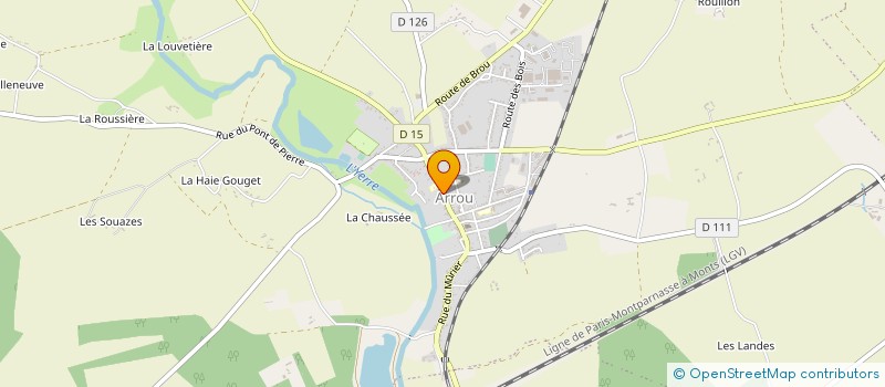 localisation de l'entreprise AUX DELICES D'ARROU à VALD'YERRE
