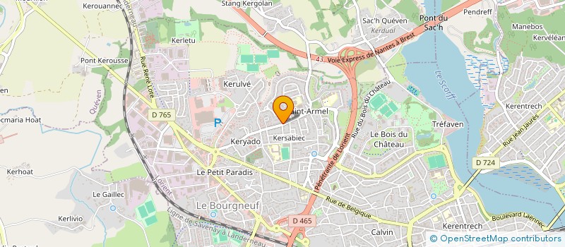 localisation de l'entreprise AUX DELICES D'ARVOR à LORIENT