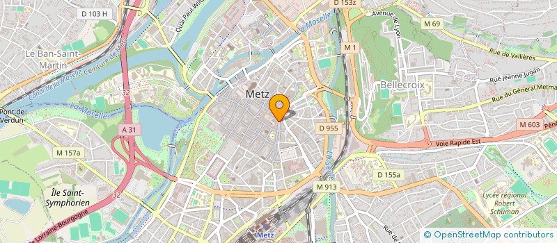 localisation de l'entreprise AUX DELICES D'ASIE METZ  METZ