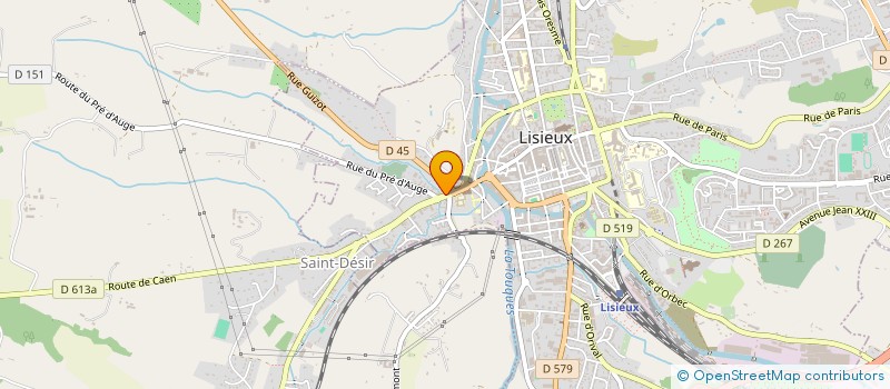 localisation de l'entreprise AUX DELICES D'ATHENAIS à LISIEUX