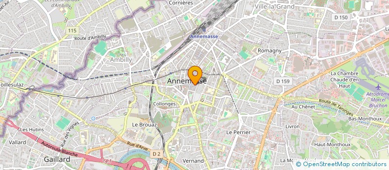 localisation de l'entreprise AUX DELICES D'AUTREFOIS à ANNEMASSE