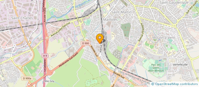 localisation de l'entreprise AUX DELICES D'ELOISE  PERPIGNAN