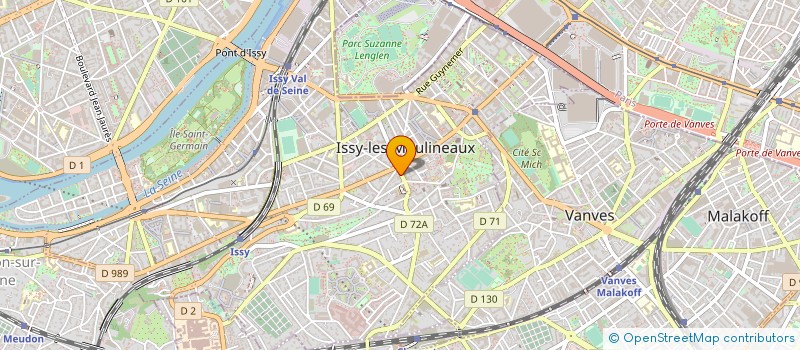 localisation de l'entreprise AUX DELICES D'ISSY à ISSY-LES-MOULINEAUX