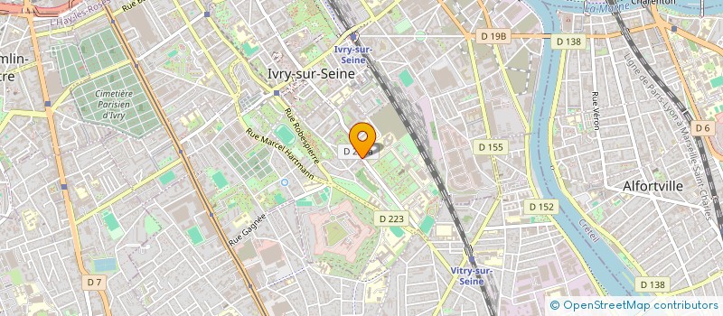 localisation de l'entreprise AUX DELICES D'IVRY  IVRY-SUR-SEINE